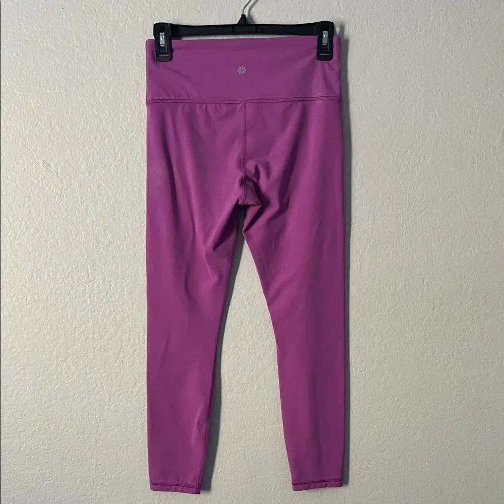 Like New! Athleta High-Waisted Leggings Purple in Size S